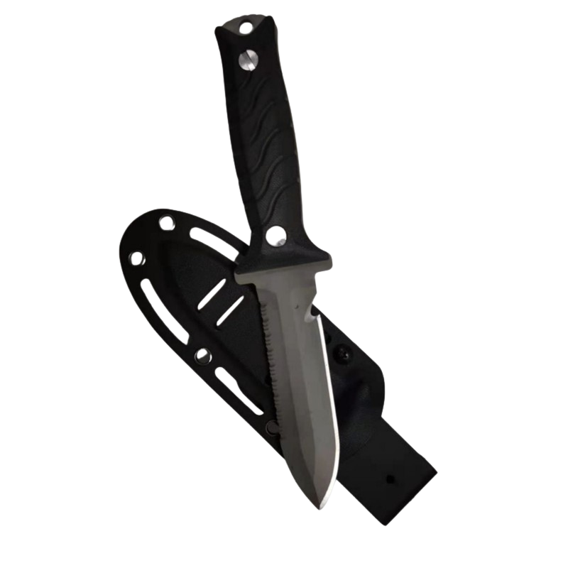 Ocean Design Knife - Titanium Dive Knife 127mm with Free M-Cut Safety Knife